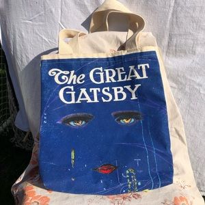 The Great Gatsby canvas tote